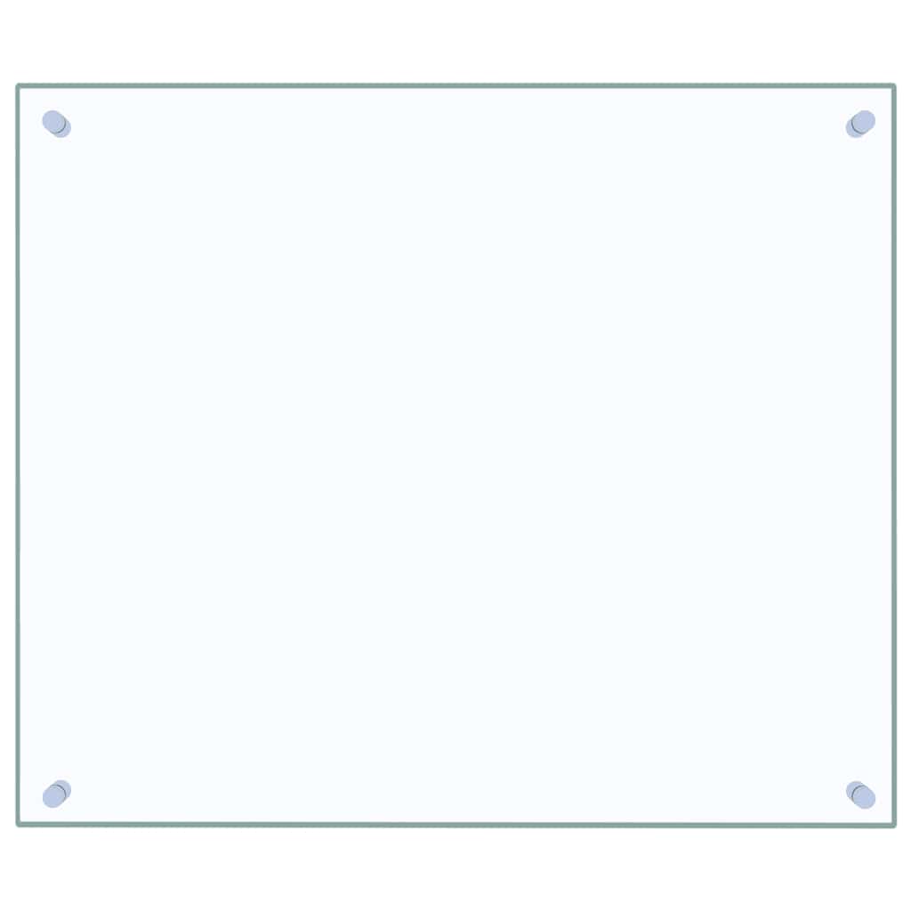 Vidaxl Splash Screen Kitchen 70x60 cm Term Glass Transparent