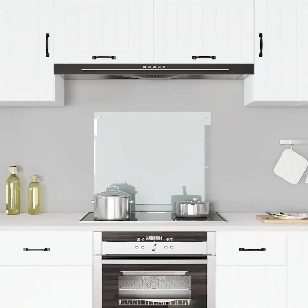 Vidaxl Splash Screen Kitchen 70x60 cm Term Glass Transparent