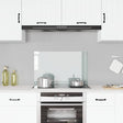 Vidaxl Splash Screen Kitchen 80x50 cm hærdet glas gennemsigtig