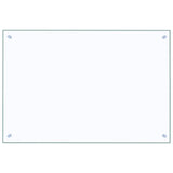 Vidaxl Splash Screen Kitchen 90x60 cm Tilled Glass Transparent
