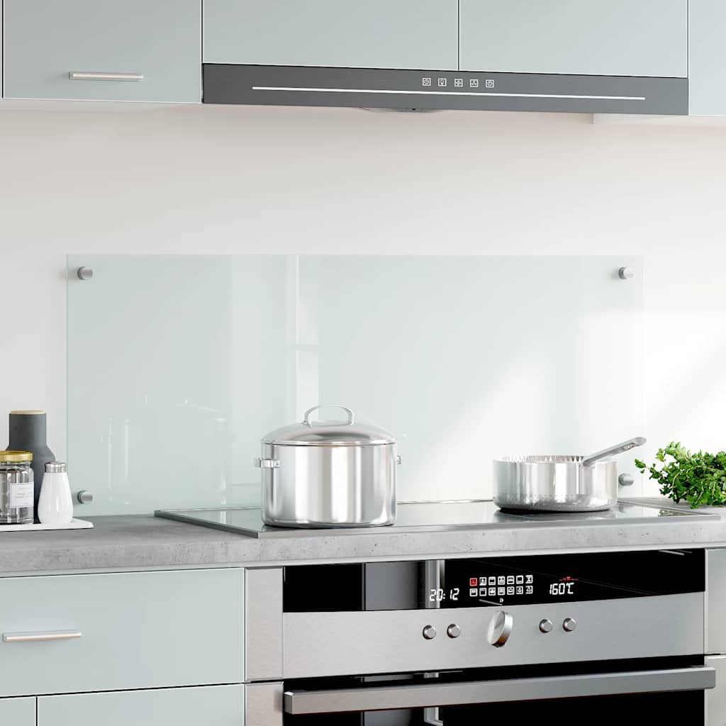 Vidaxl Splash Screen Kitchen 100x40 cm Term Glass Transparent