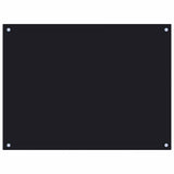 Vidaxl Splash Screen Kitchen 80x60 cm Termins glas sort