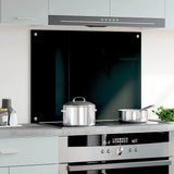Vidaxl Splash Screen Kitchen 80x60 cm Termins glas sort