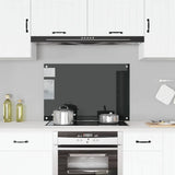 Vidaxl Splash Screen Kitchen 90x60 cm hærdet glas sort