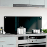 Vidaxl Splash Screen Kitchen 100x40 cm Termins glas sort