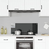 Vidaxl Splash Screen Kitchen 100x40 cm Termins glas sort