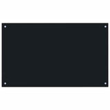 Vidaxl Splash Screen Kitchen 100x60 cm Termins glas sort