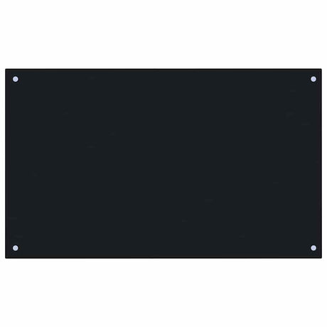 Vidaxl Splash Screen Kitchen 100x60 cm Termins glas sort