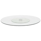 Vidaxl serveringspanel roterende 60 cm tempereret glas gennemsigtig