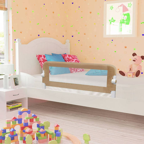 Vidaxl Bed Chart Toddler 102x42 cm polyester taupe