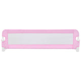 Vidaxl Bed Chart toddler 120x42 cm polyester lyserød
