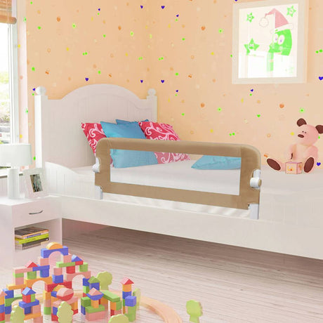 Vidaxl Bed Chart Toddler 120x42 cm polyester taupe