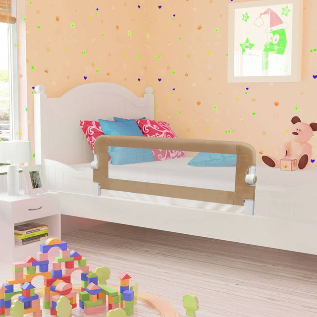 Vidaxl Bed Chart Toddler 120x42 cm polyester taupe