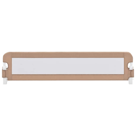Vidaxl Bed Chart Toddler 180x42 cm polyester taupe