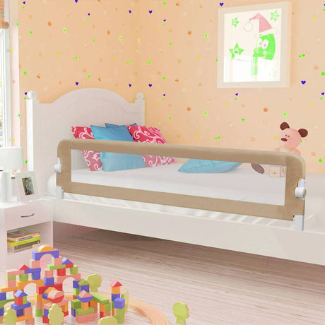 Vidaxl Bed Chart Toddler 180x42 cm polyester taupe