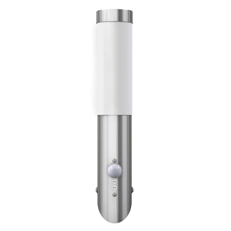 Vidaxl udendørs lampe rustfrit stål enego med sensor