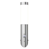 Vidaxl udendørs lampe rustfrit stål enego med sensor