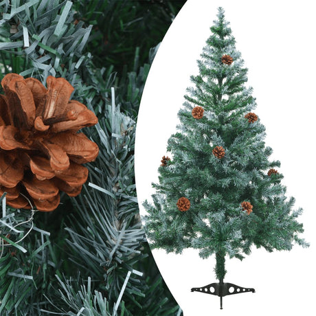 Vidaxx kunstigt juletræ med kogler 150 cm