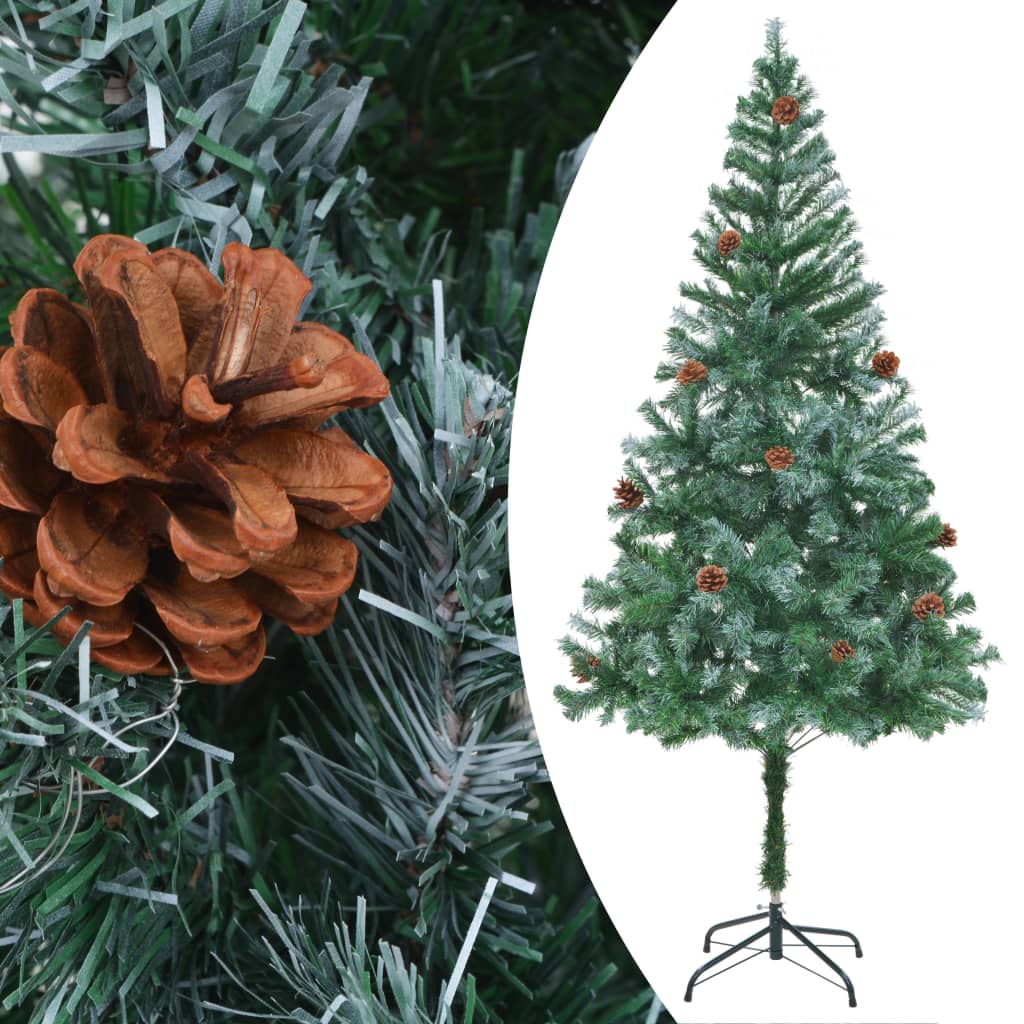 Vidaxl Kunstkerstboom med fyrretræer 180 cm