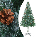Vidaxl Kunstkerstboom med fyrretræer 180 cm