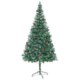 Vidaxl Kunstkerstboom med fyrretræer 210 cm