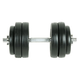 VidaXL 9-delt håndvægtsæt 15 kg