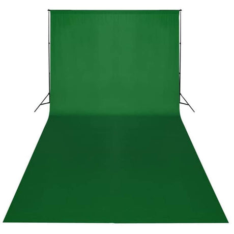 Vidaxl baggrund uden standard kromakey 600x300 cm bomuldsgrøn