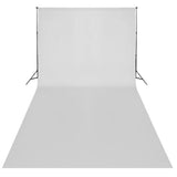 Vidaxx baggrund uden stativ 600x300 cm bomuld hvid