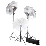 Vidaxl Studio Lighting Set 24 Watt inklusive tribuner og paraplyer