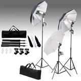 Vidaxl Studio Lighting Set 24 Watt inklusive tribuner og paraplyer