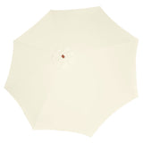 Vidaxl Parasol 300x258 cm sandhvid