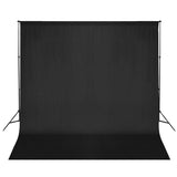Vidaxx baggrundssystem 600x300 cm sort