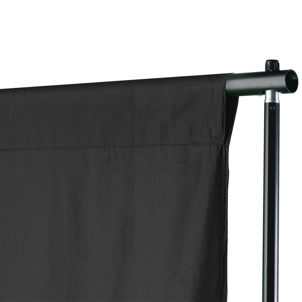 Vidaxx baggrundssystem 600x300 cm sort