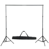 Vidaxx baggrundssystem 600x300 cm sort