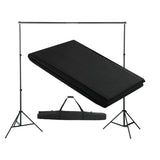 Vidaxl baggrundssystem 300x300 cm sort