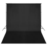 Vidaxl baggrundssystem 300x300 cm sort