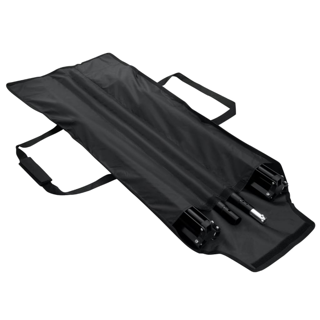 Vidaxl baggrundssystem 300x300 cm sort