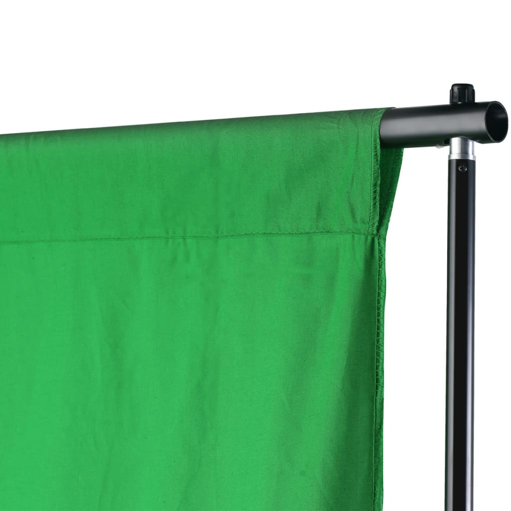 Vidaxx baggrundssystem 500x300 cm grøn