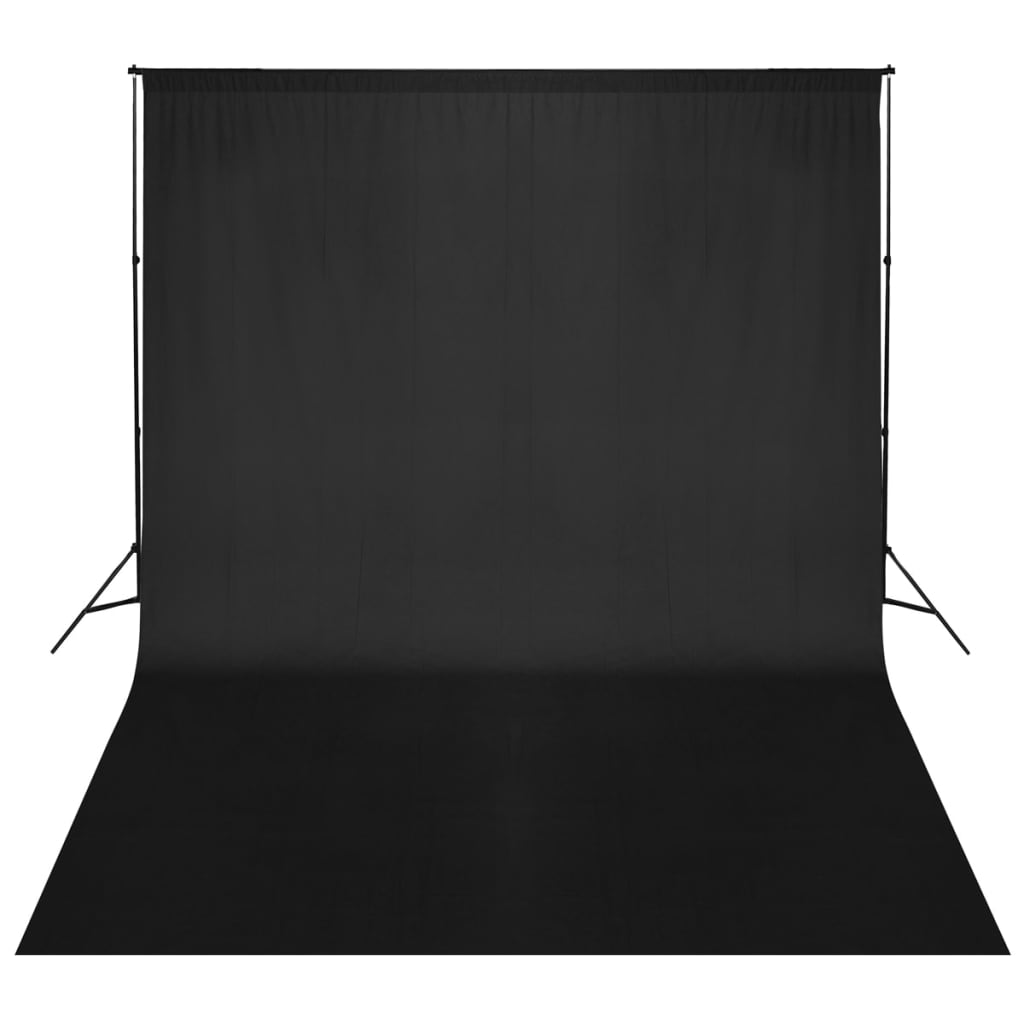 Vidaxx baggrundssystem 500x300 cm sort