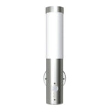 Vidaxl udendørs lampe rustfrit stål Savona med sensor (2 stykker)