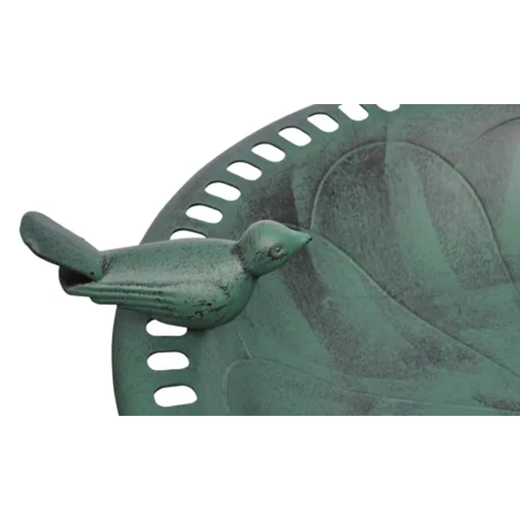 Vidaxl Bird Bath med dekorativ fugl