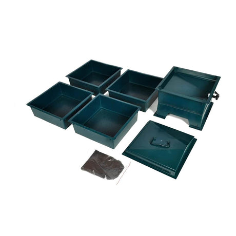 Vidaxl Wormbank 4-lags 42x42x60 cm