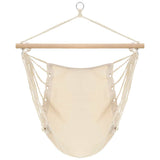 Vidaxl Hanging Chair Creme White (stor)