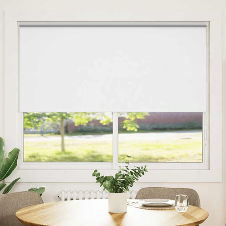 Vidaxl Roller Blind Blackout 140 x 175 cm hvid