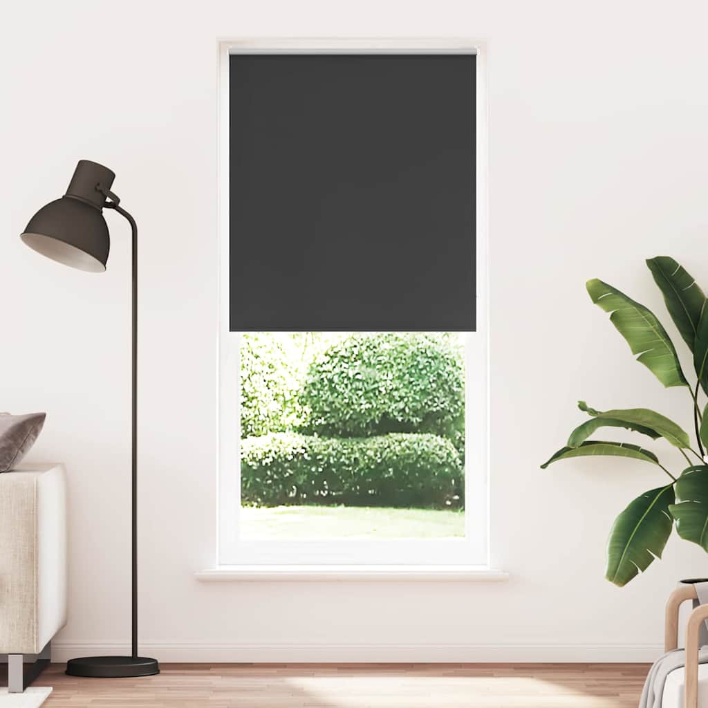 Vidaxx mørklægningsrullegardin 104,4 x 230 cm stofbredde 100 cm sort
