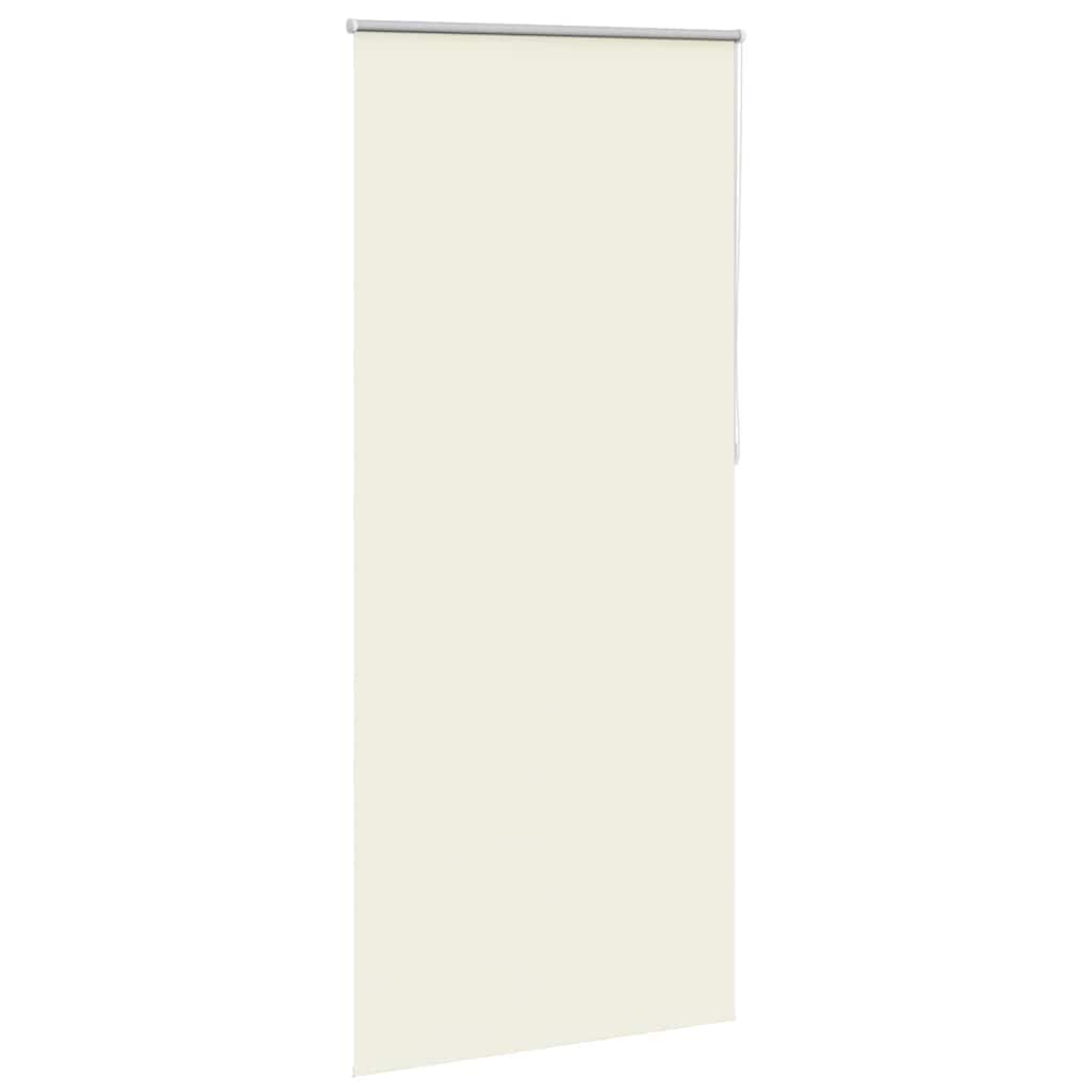 Vidaxx mørklægningsrullegardin 124,4 x 230 cm stofbredde 120 cm råhvid