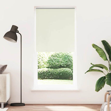 Vidaxx mørklægningsrullegardin 124,4 x 230 cm stofbredde 120 cm råhvid