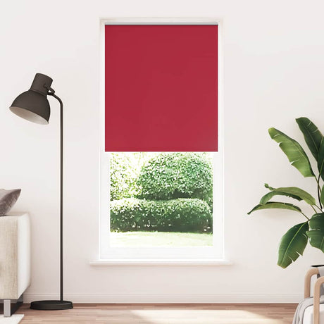 Vidaxx mørklægningsrullegardin 124,4 x 230 cm stofbredde 120 cm rød