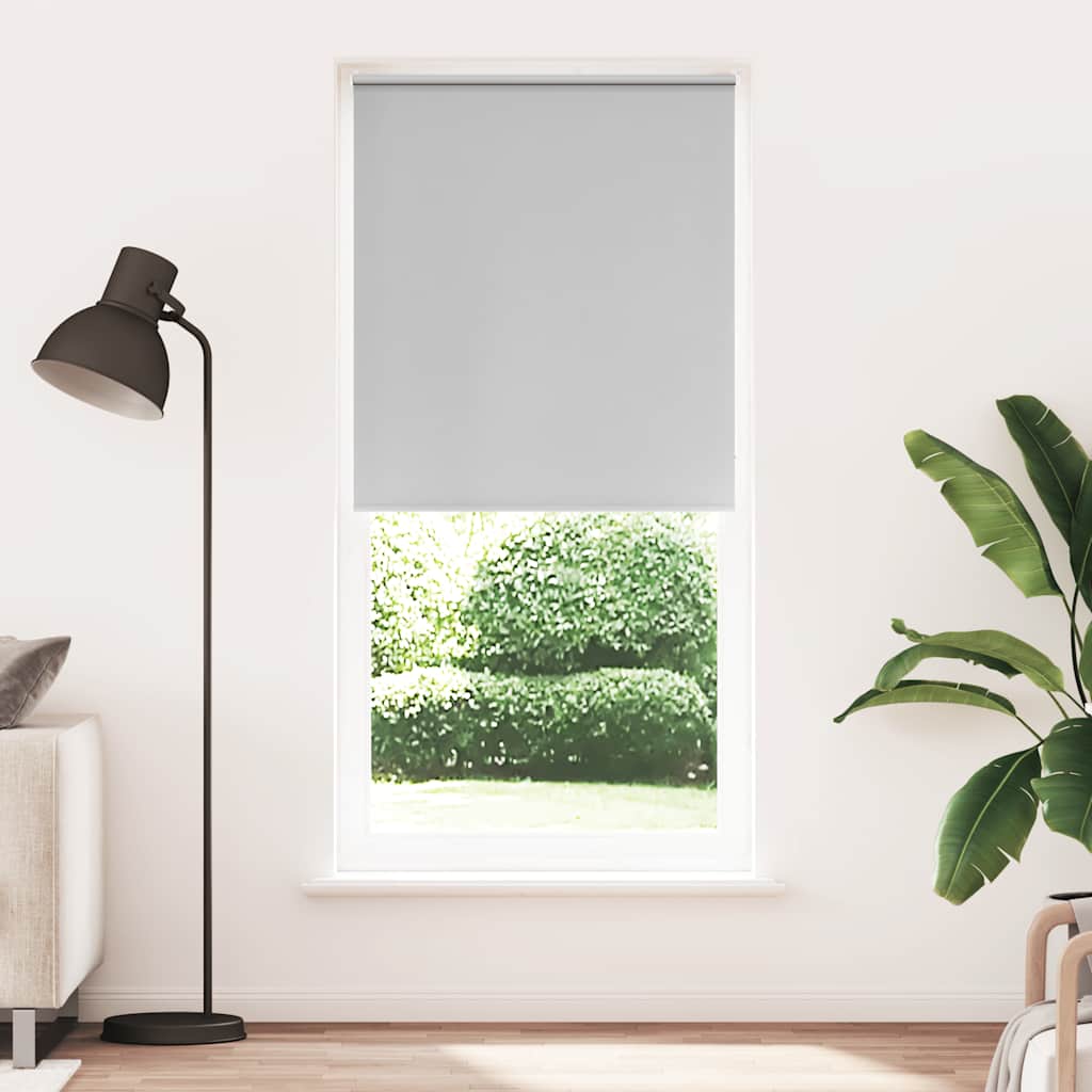 Vidaxx mørklægningsrullegardin 124,4 x 230 cm stofbredde 120 cm grå