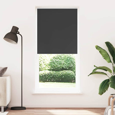 Vidaxx mørklægningsrullegardin 124,4 x 230 cm stofbredde 120 cm sort